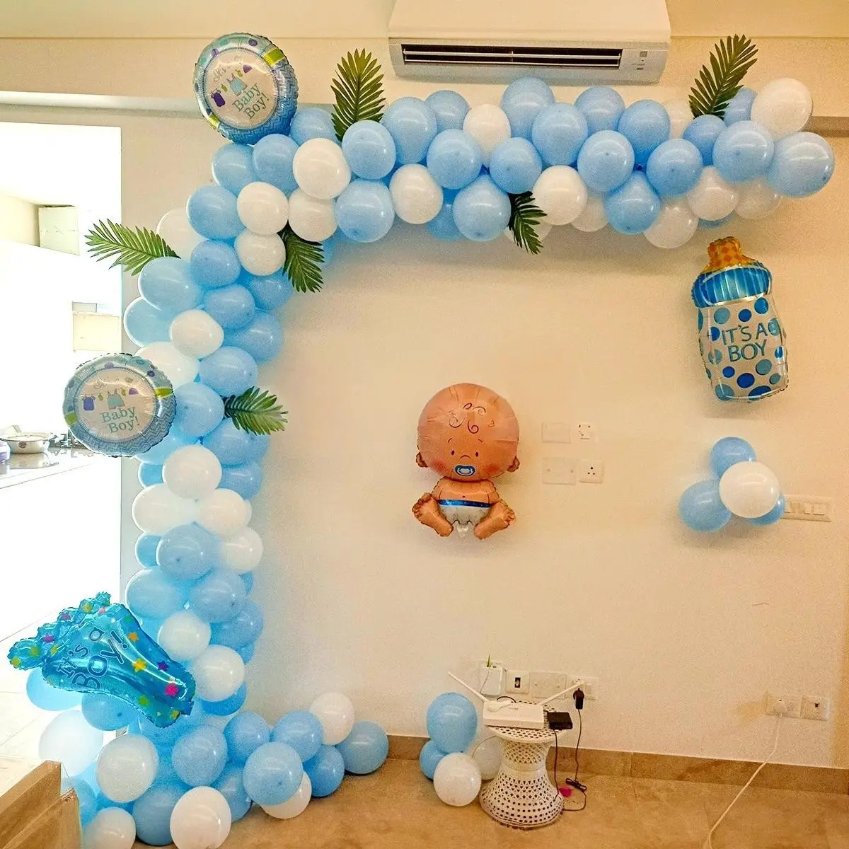 Pastel Blue Welcome Baby Boy Decoration
