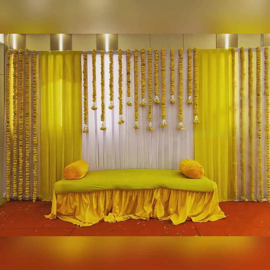 Haldi Background Decor