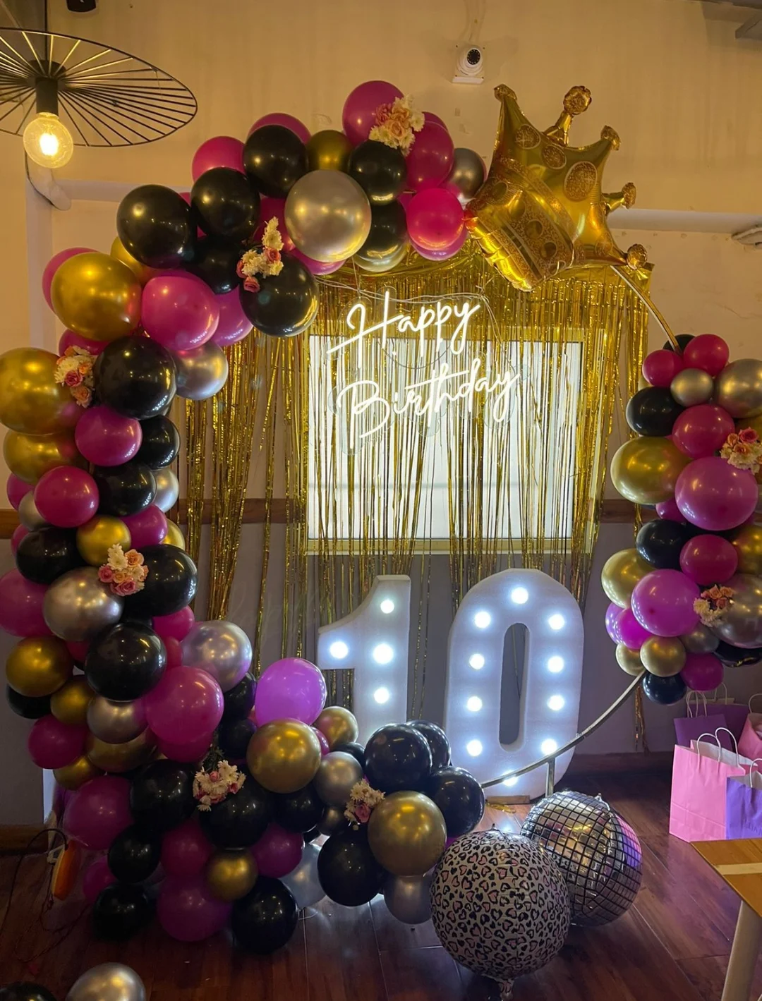 Royal Glam Birthday Setup