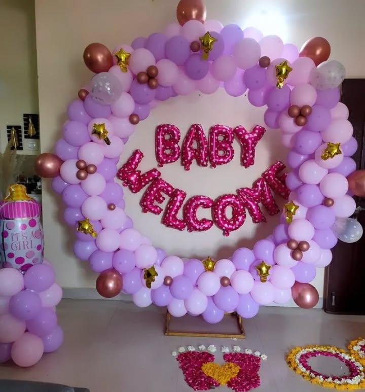 Baby Welcome Balloon Decor