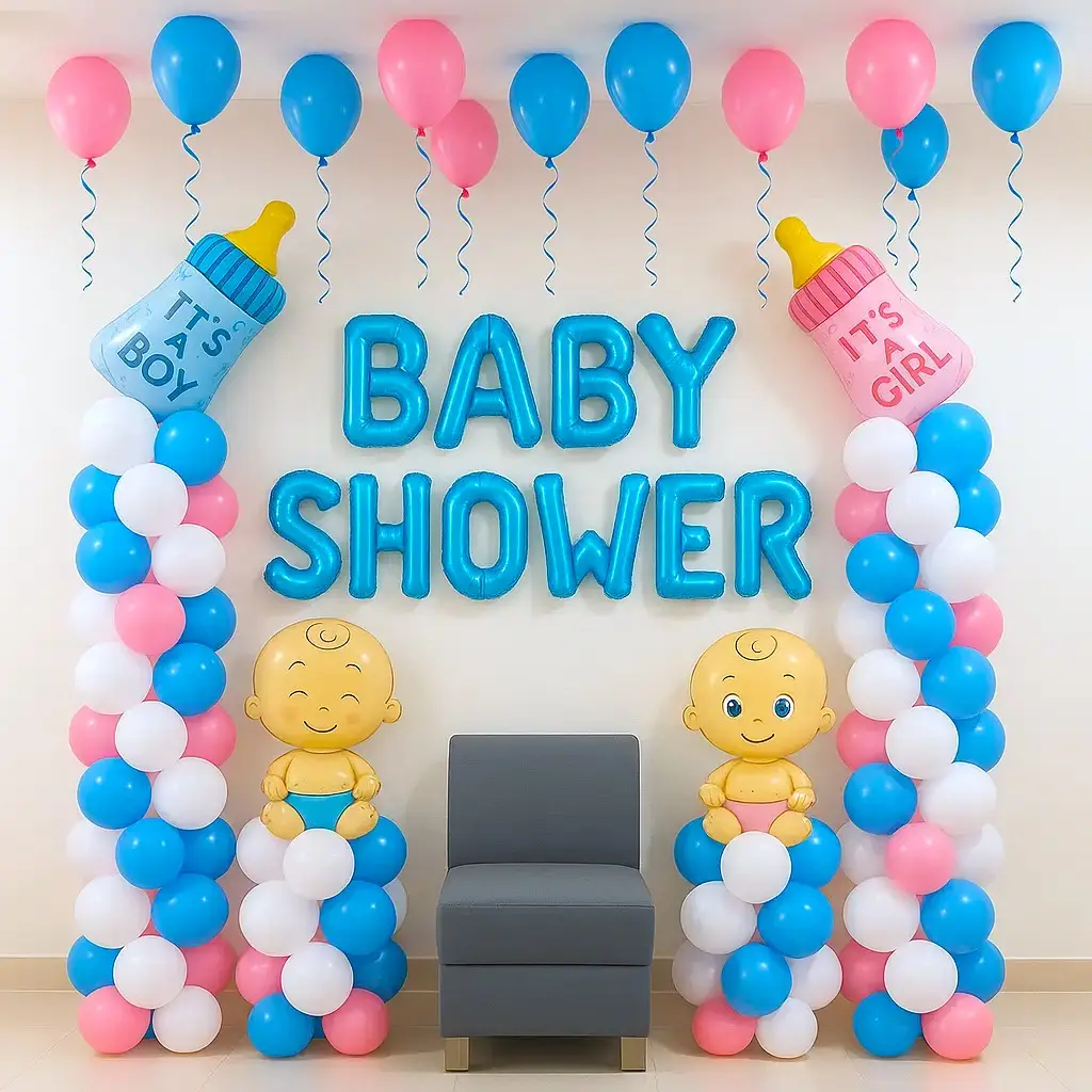 Elegant Baby Shower Decor