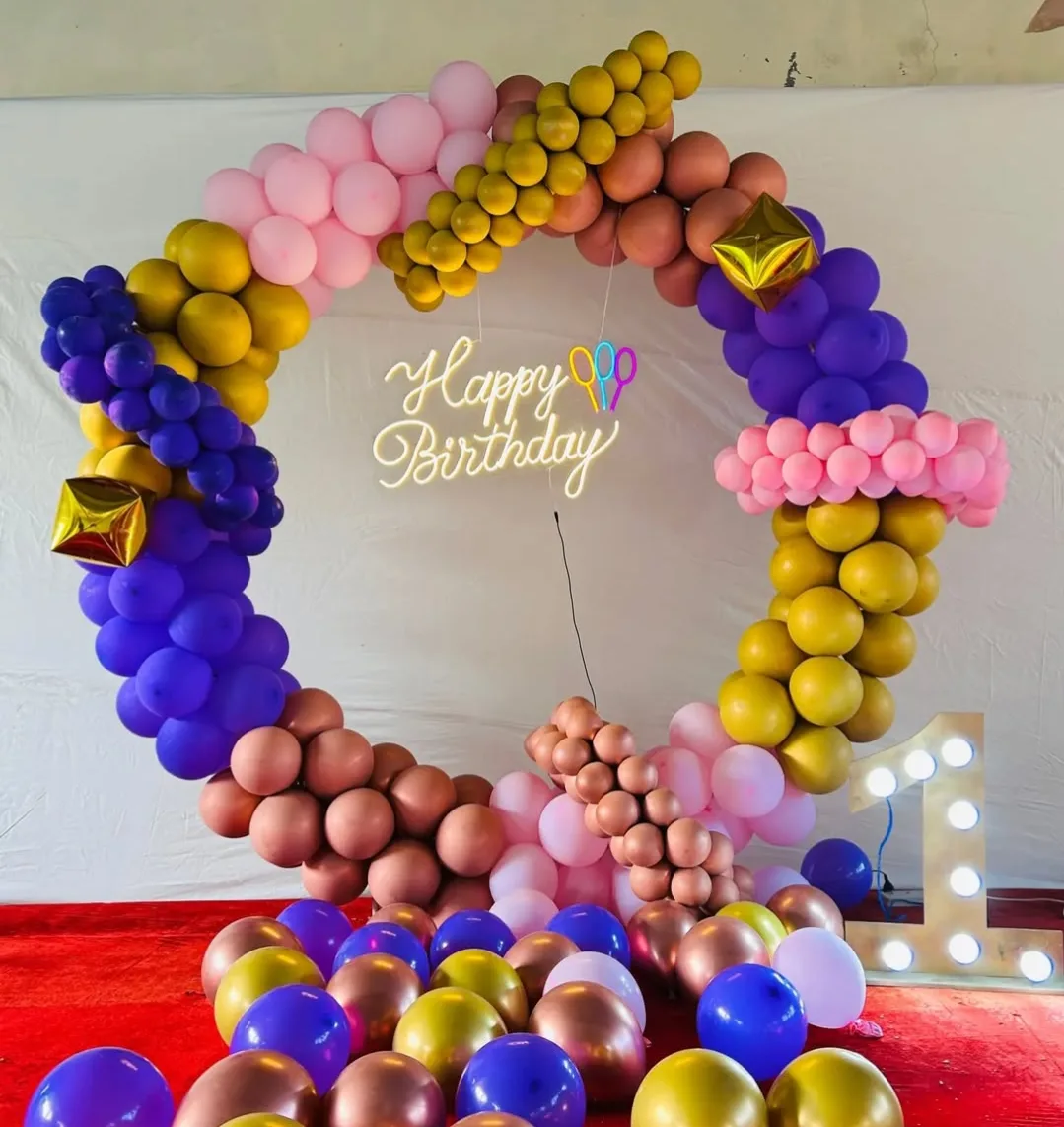 Luxury Birthday Balloon Arch