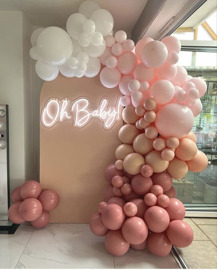 Oh Baby! Pastel Balloon Arch