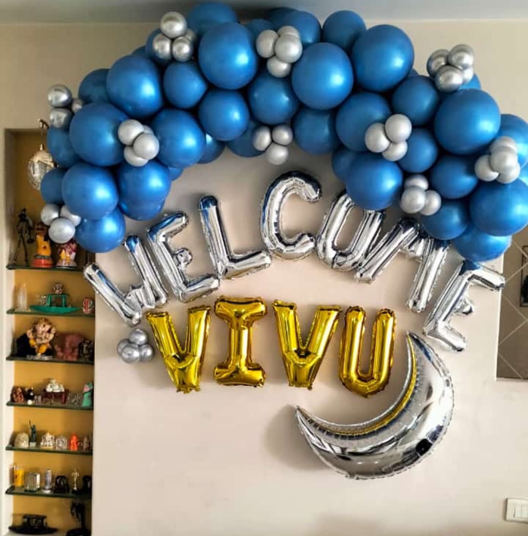 Welcome Moon and Stars Balloon Decor