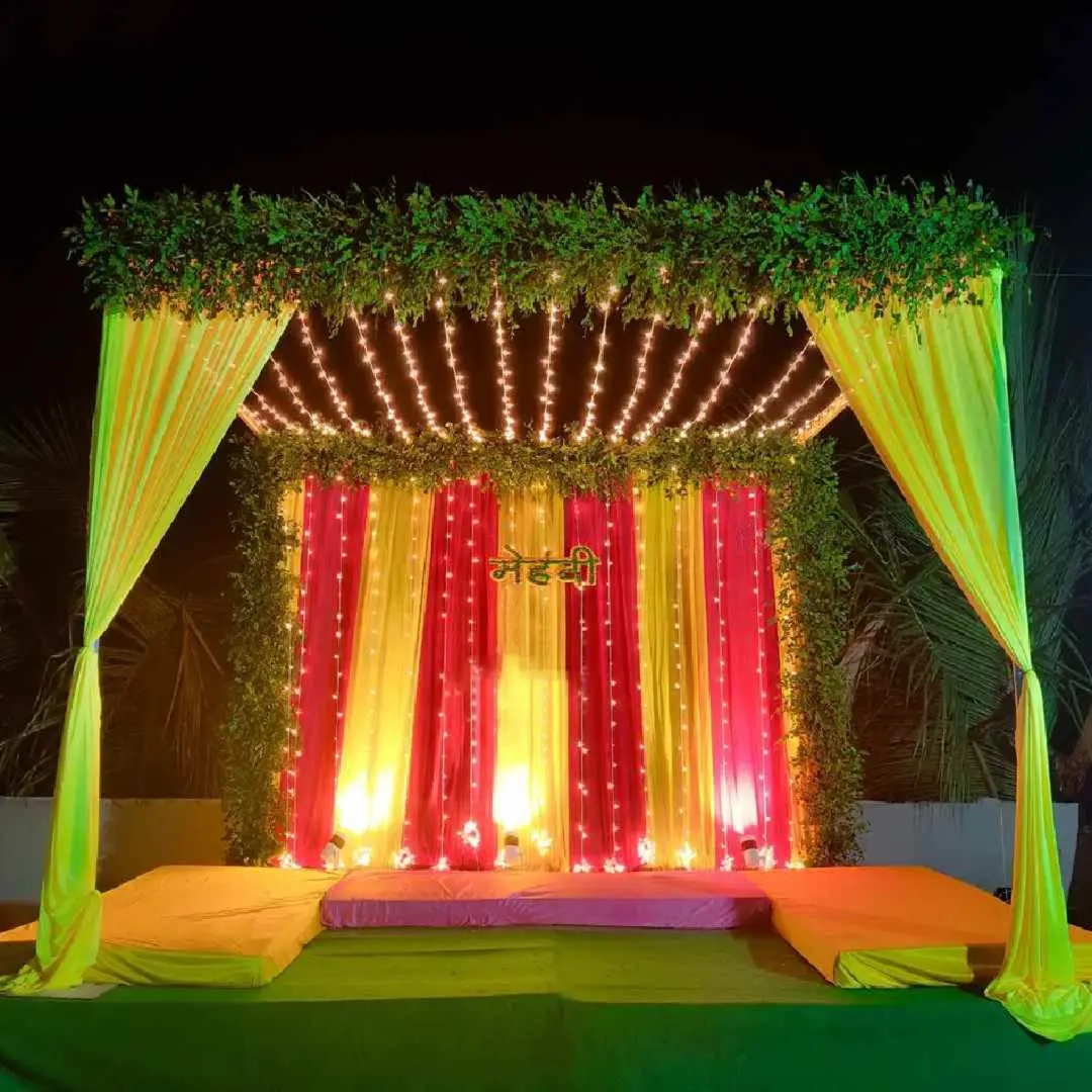 Mehndi Setup for Groom