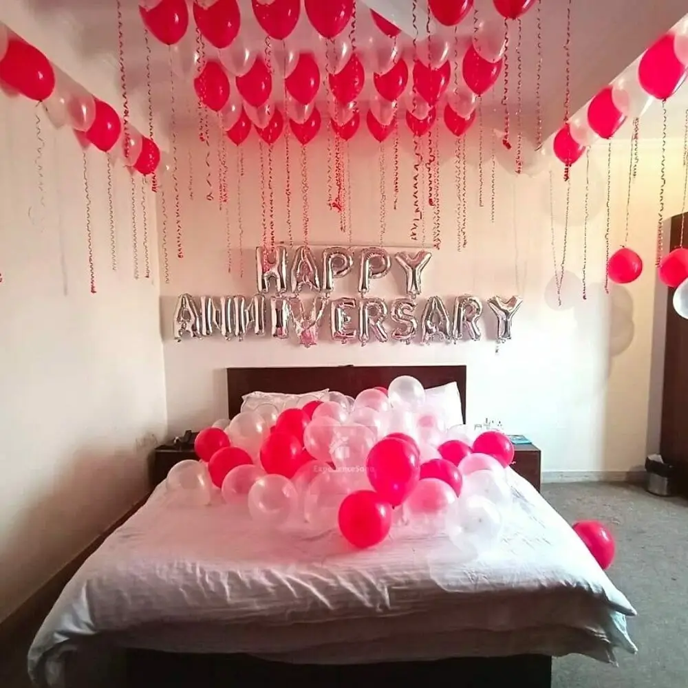 1st Anniversary Romantic Room Decoration