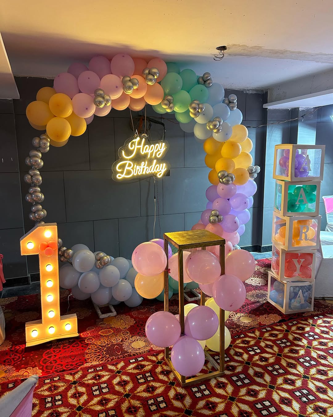 Pastel Rainbow 1st Birthday Celebration