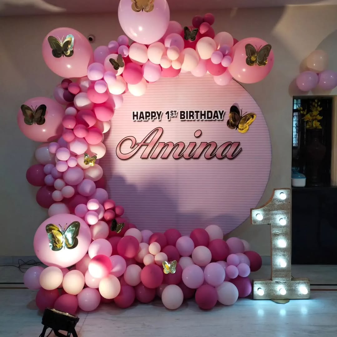 Enchanted Pink Butterfly Birthday