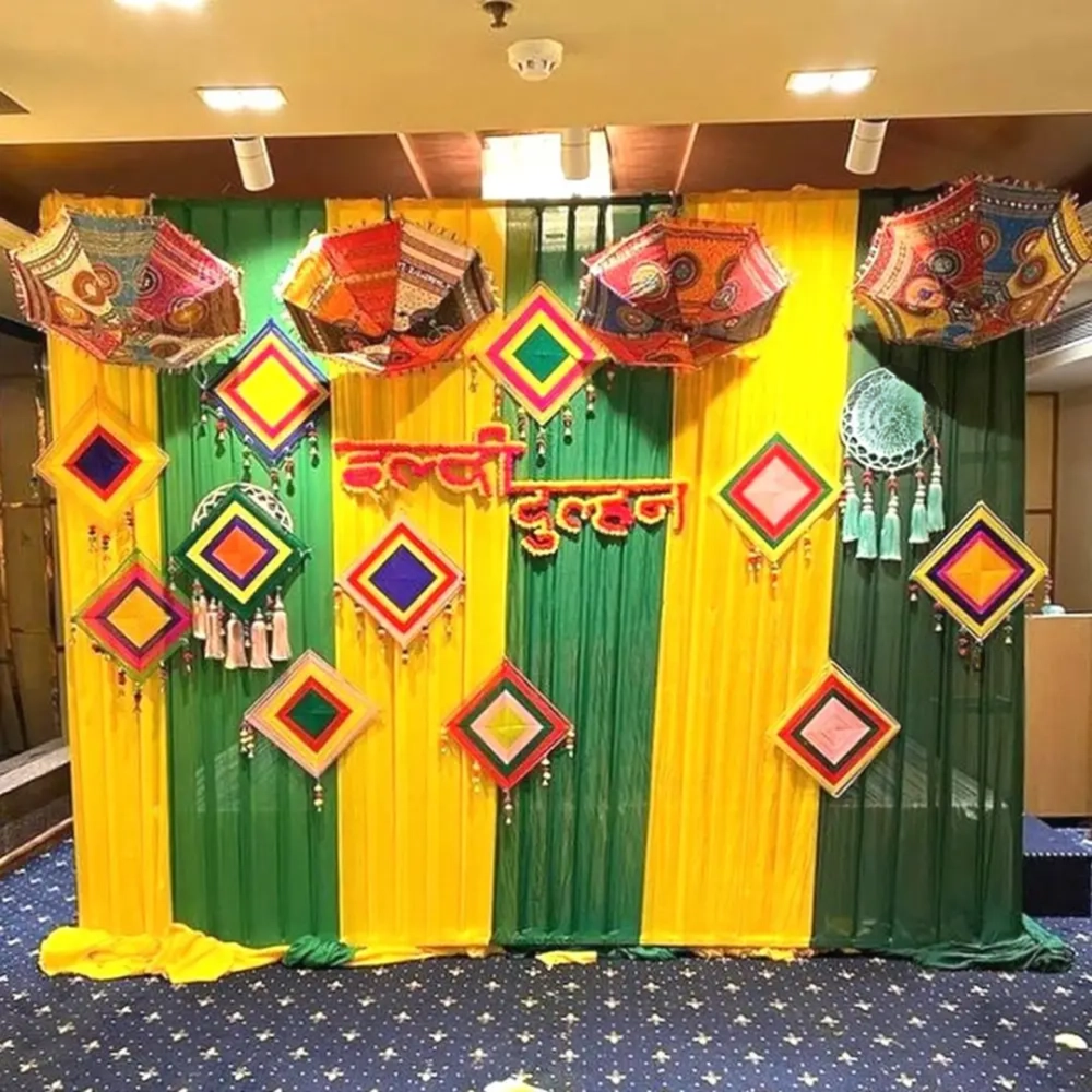 Dulhan Haldi Backdrop