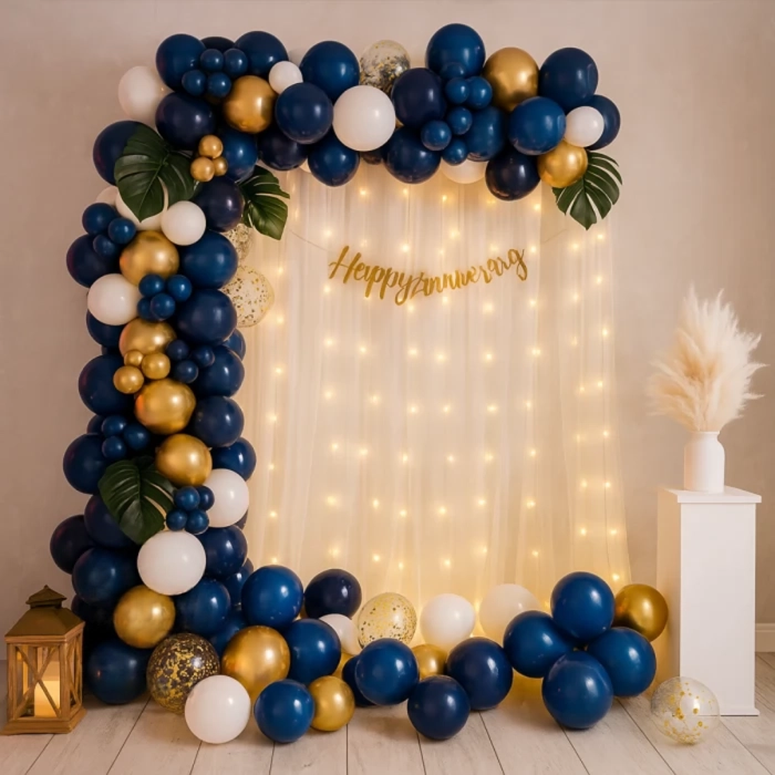 Classy Anniversary Balloon Decoration