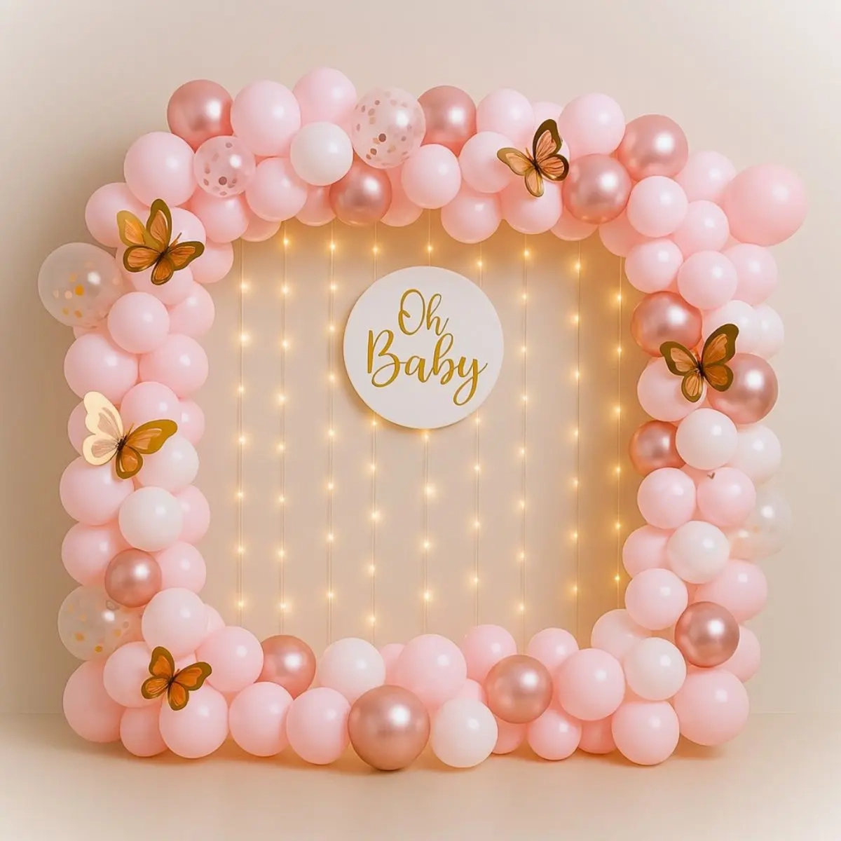 Luxe Oh Baby Wall Setup